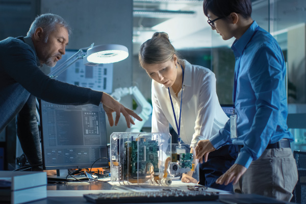 Scientists Stock Image Engineering