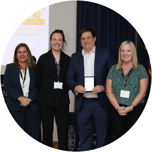 Middlesex College honored with the Community College Cyber-Preparedness Award.