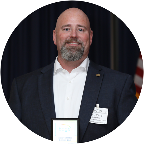 D43A5357-SecurityCommunityLeadershipAward-500 Jeremy Livingston, Chief Information Security Officer at Stevens Institute of Technology
