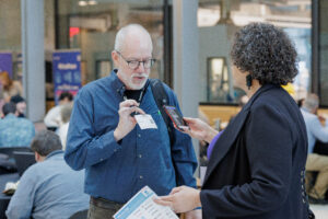 Networking with the QR Name Tag