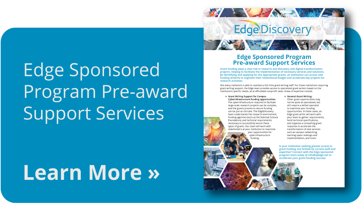 Edge Sponsored Program Pre-Award Support Services