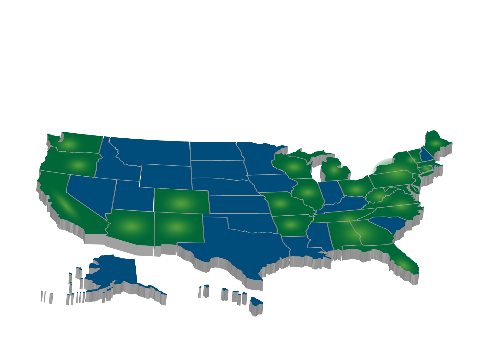 Edge Market Light up states