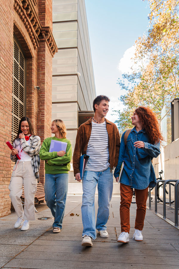 Students on Campus